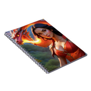 Caderno Espiral Dragões Regem