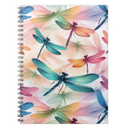 Caderno Espiral Dragonfly Dance Impressão Corte Sew Bag