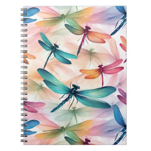 Caderno Espiral Dragonfly Dance Impressão Corte Sew Bag