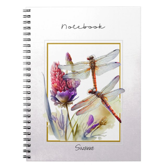 Caderno Espiral Dragonfly De Cód'água (Frente)