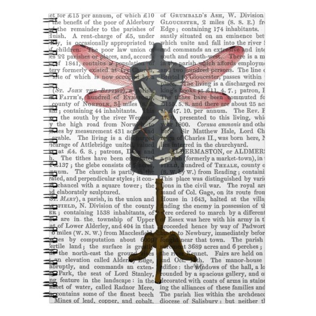 Caderno Espiral Dragonfly Mannequin (Frente)