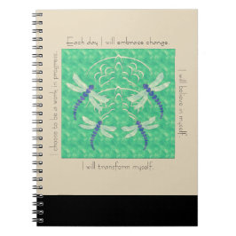 Caderno Espiral Dragonfly | Notebook Inspiracional Espiral