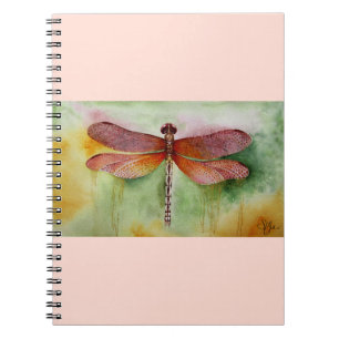 Caderno Espiral Dragonfly Sunset