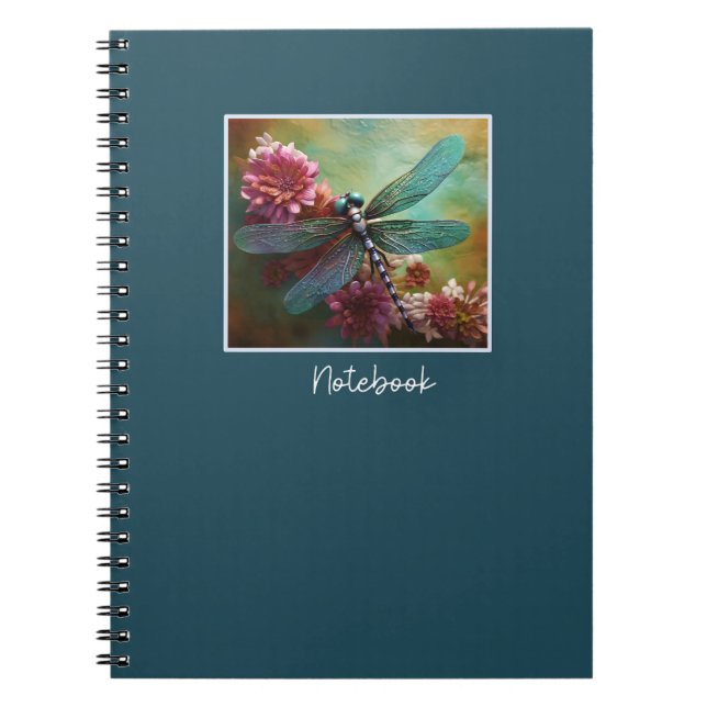Caderno Espiral Dragonfly Verde (Frente)
