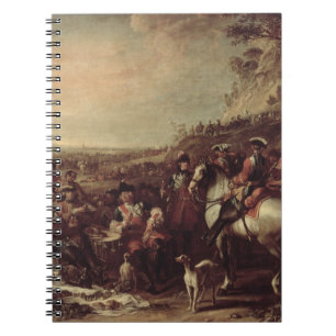 Caderno Espiral Dragoons montados de Agregado familiar do rei,