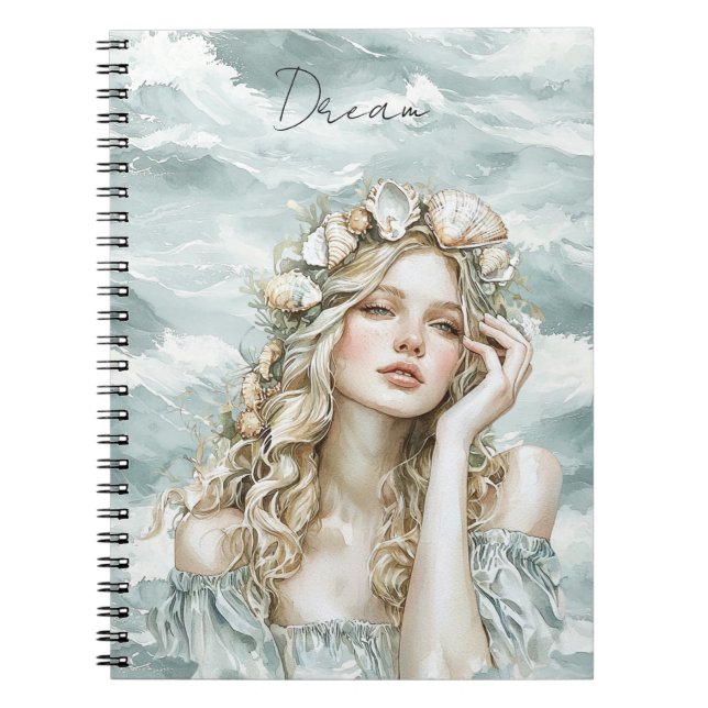 Caderno Espiral Dream Ocean Lady (Frente)