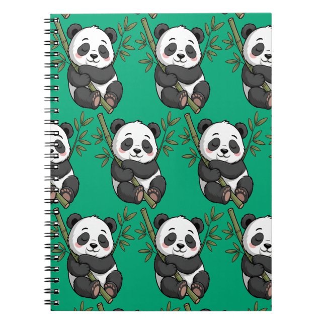 Caderno Espiral Dreaming Panda Bear for Ideias (Frente)