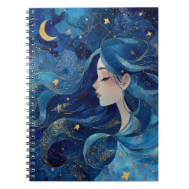 Caderno Espiral Dreaming Under Stars - Goddess Journal