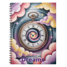 Caderno Espiral Dreamscape Antique Watch Dreams Spiral Notebook