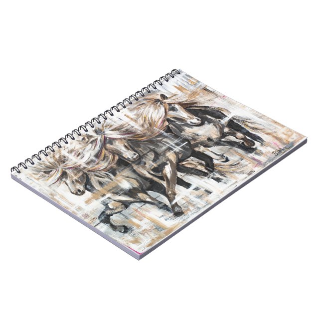 Caderno Espiral Drei Tölter Braun (Left Side)