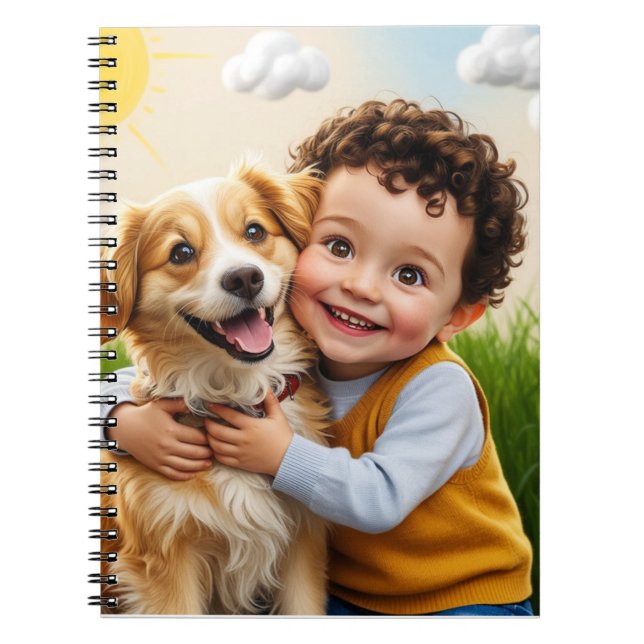 Caderno Espiral Driver Personalizado de Golfer Personalizado Simpl (Frente)