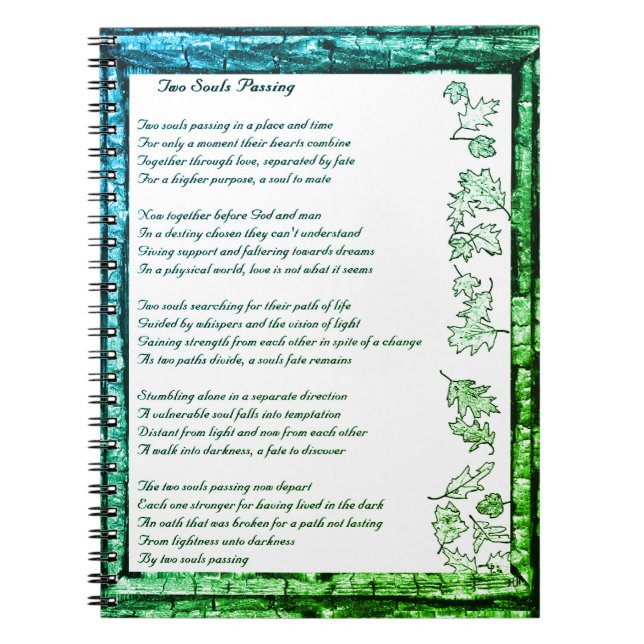 Caderno Espiral Duas Almas Passando (Frente)