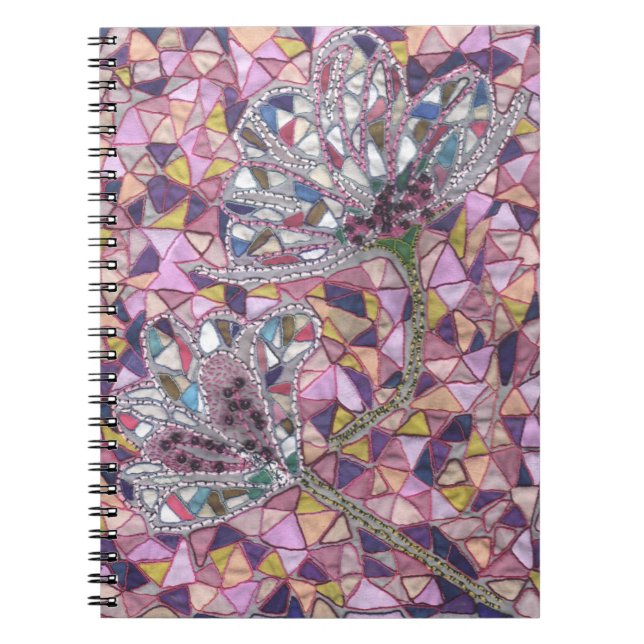 Caderno Espiral Duas flores (Frente)