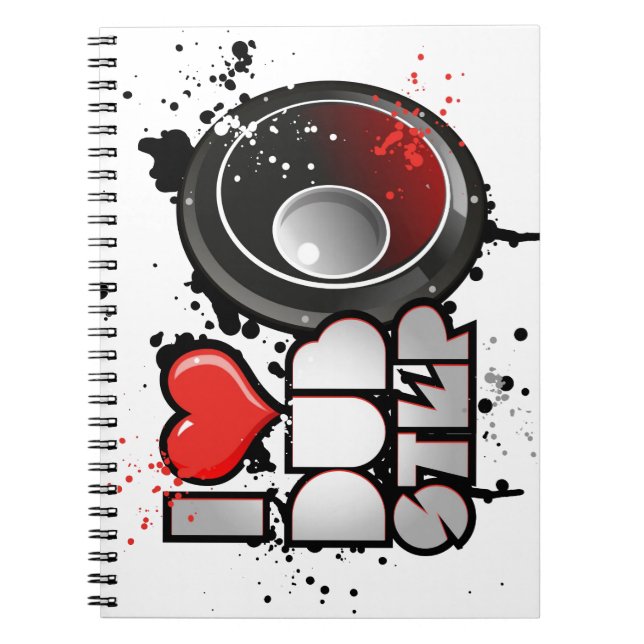 Caderno Espiral dubstep (Frente)