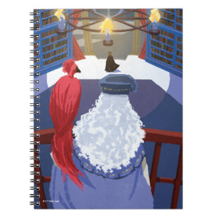 Caderno Espiral Dumbledore & Fawkes em Balcony