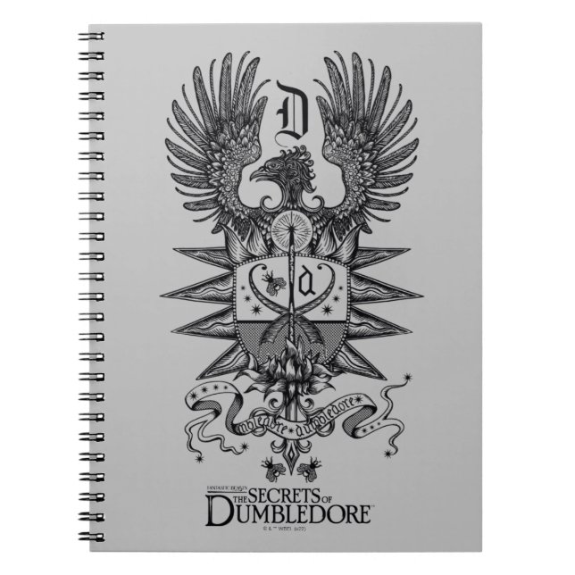 Caderno Espiral Dumbledore's Crest (Frente)