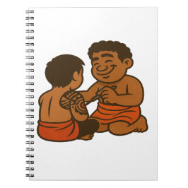 Caderno Espiral Dumi Tatau Artist