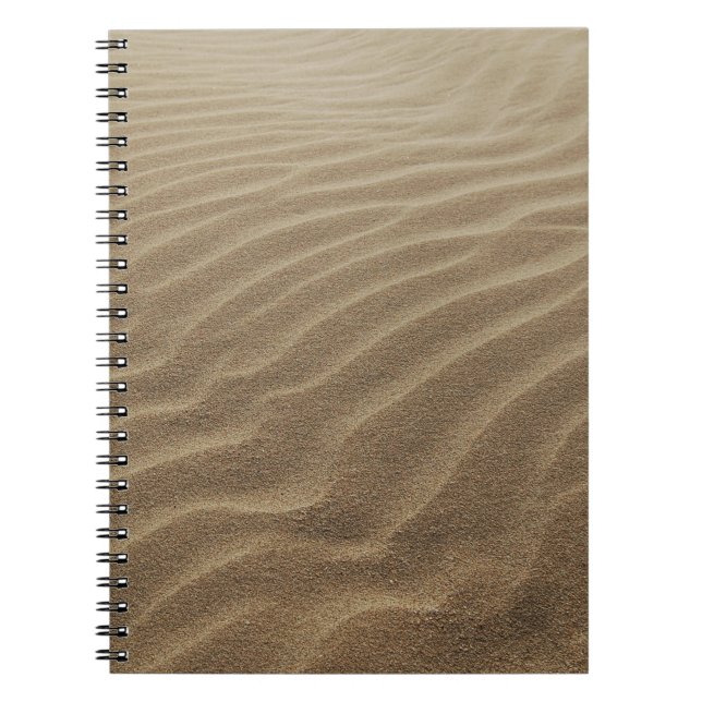 Caderno Espiral Dunas de areia da manhã (Frente)