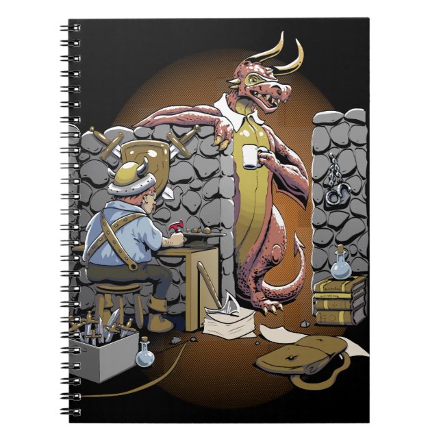 Caderno Espiral Dungeon Space (Frente)