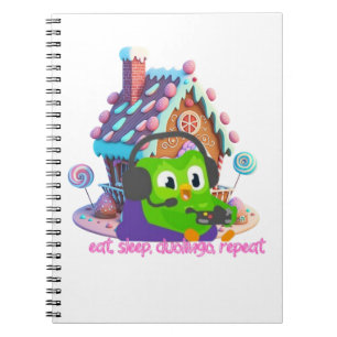 Caderno Espiral duolingo
