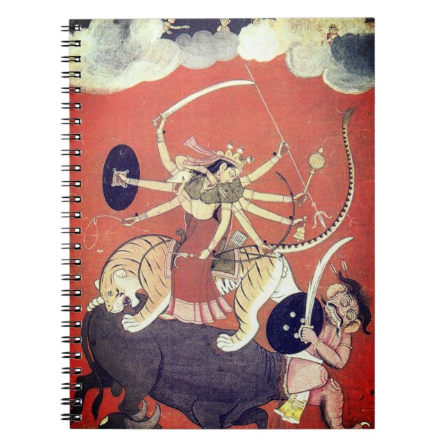 Caderno Espiral Durga - Deusa Mãe (Frente)