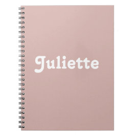 Caderno Espiral Dusty Blush