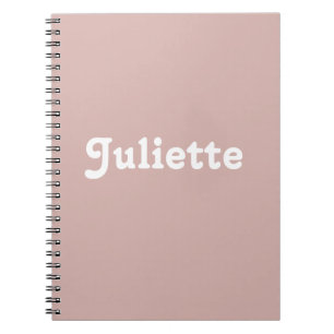 Caderno Espiral Dusty Blush