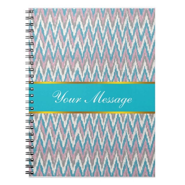 Caderno Espiral Dusty Pink e Blue iKat (Frente)