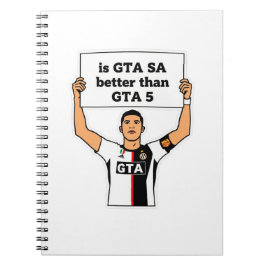 Caderno Espiral É GTA SA melhor que GTA V declaração