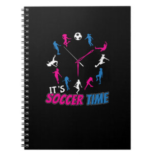 Caderno Espiral É hora do futebol Citação de futebol feminino