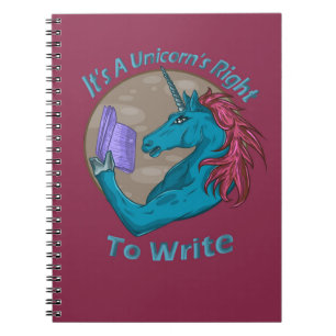 Caderno Espiral É o direito de um Unicórnio escrever