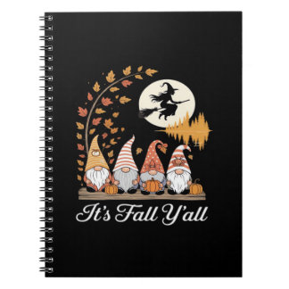 Caderno Espiral É outono Todos os Gnomos outono