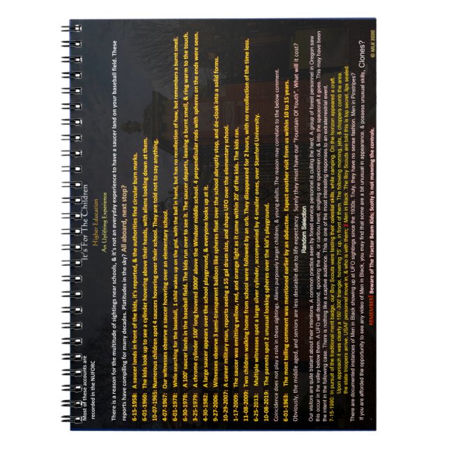 Caderno Espiral É para as crianças (Frente)