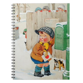 Caderno Espiral É tudo sobre o Amor. Vintage Art