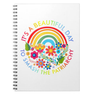Caderno Espiral É Um Belo Dia Para Esmagar O Patriarcado Femini