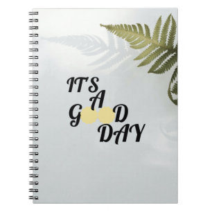 Caderno Espiral É um bom dia