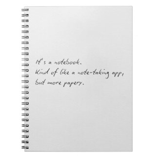Caderno Espiral é um notebook