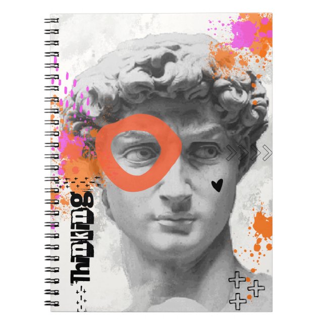 Caderno Espiral É uma coisa de Arte | Diário para notebook (Frente)