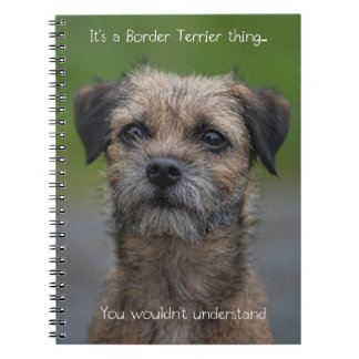 Caderno Espiral É uma coisa de Terrier de beira