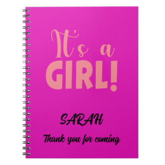 Caderno Espiral É uma garota Sarah