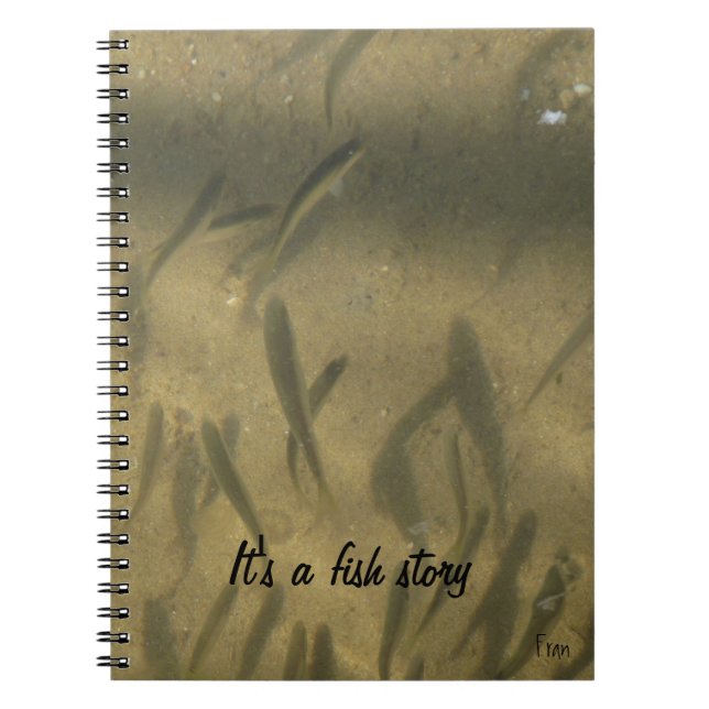 Caderno Espiral é uma história de peixe (Frente)