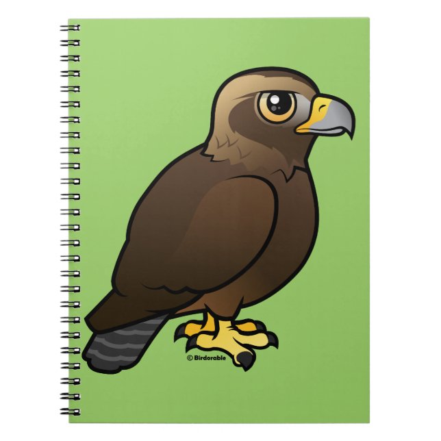 Caderno Espiral Eagle dourado (Frente)