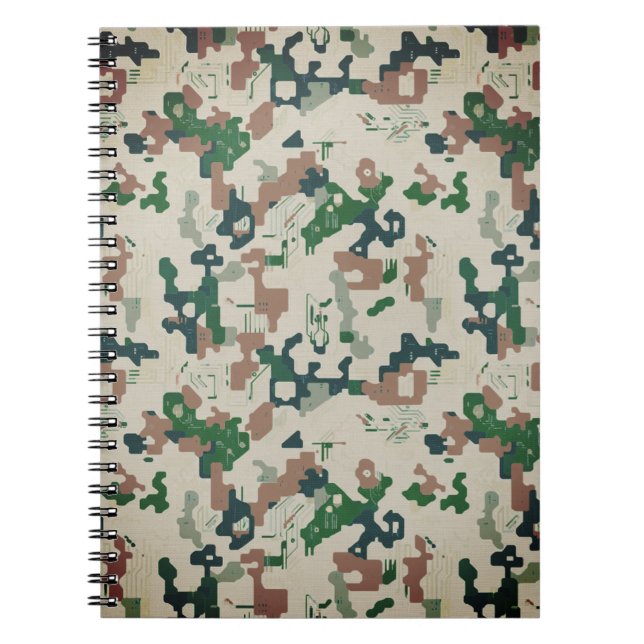 Caderno Espiral Earth Pixel Woodland  (Frente)