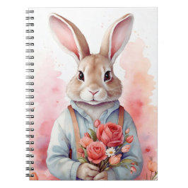 Caderno Espiral Easter Day- Bunny Classic Notebook