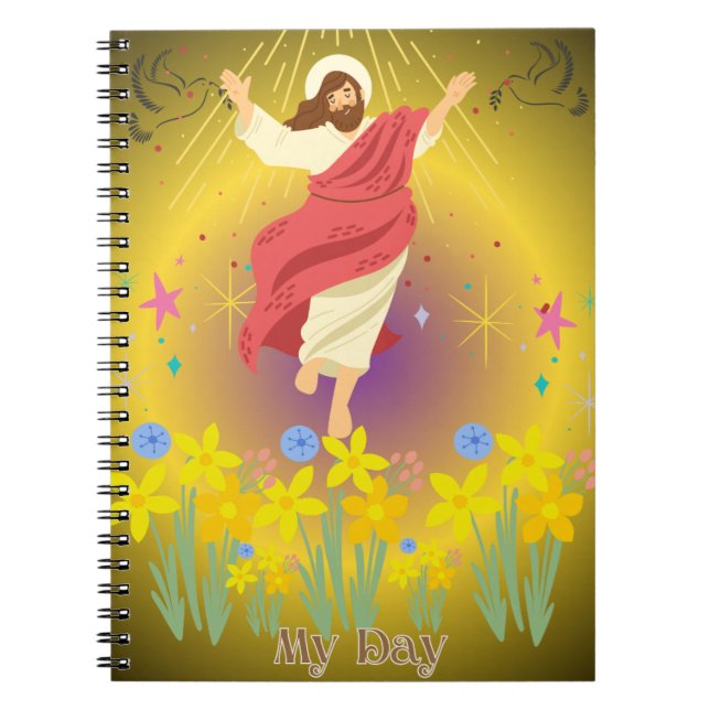 Caderno Espiral Easter Day- Classic Notebook (Frente)