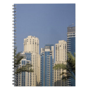 Caderno Espiral EAU, Dubai. Torres de Jumeirah Beach Residence