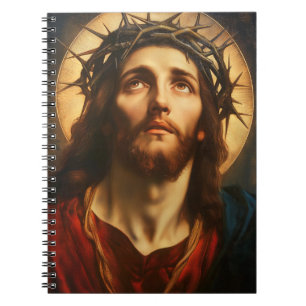 Caderno Espiral Ecce Homo Jesus Cristo com Coroa de Espinhos