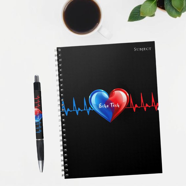 Caderno Espiral Echo Tech - Cardiac Sonographer (Echo Tech - Cardiac Sonographer Notebook)