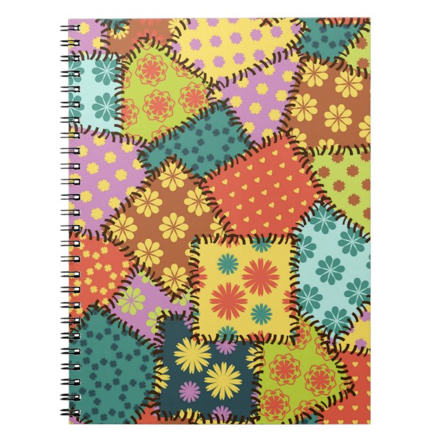 Caderno Espiral Eclectic Patchwork (Correção Eclética): Diversa Co (Frente)