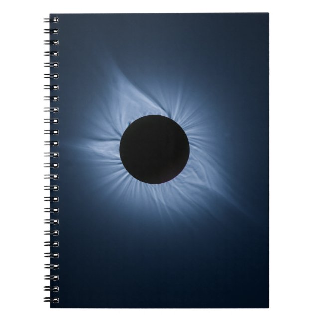 Caderno Espiral Eclipse Solar 2017 - Coroa do Sol (Frente)